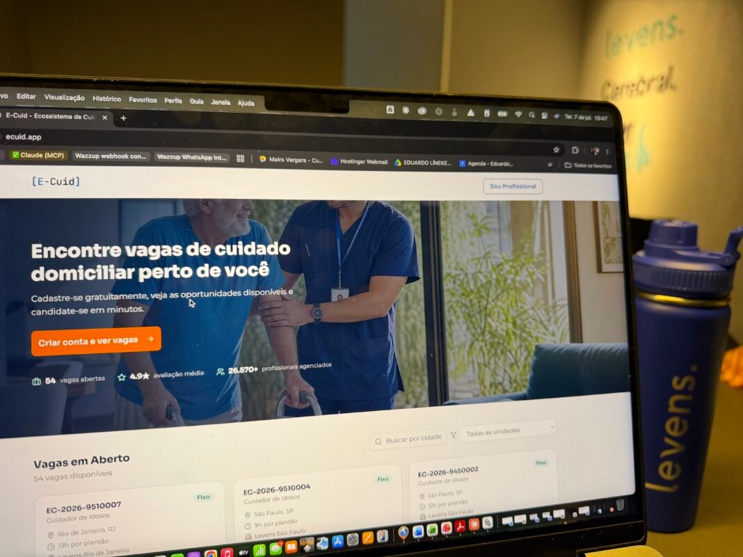 Grupo Levens lança ecossistema para profissionalizar empresas de cuidados no Brasil Sistema ECuid App - Vagas para Cuidadores de Idosos é um ecossistema B2B que oferece tecnologia, formação e certificação para empresas.