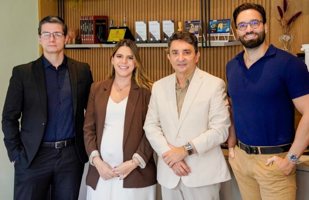 Gomes de Matos e Happy Gestão se unem para criar a Nova Gestão João Dornelles, Luana Borges, Eduardo Gomes de Matos e Eduardo Hamdan